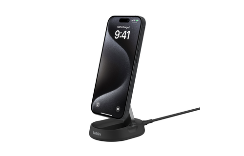 Belkin Boost Charge Pro Convertible Magnetic Wireless Charging Stand with Qi2 15W - Black