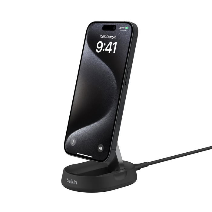 Belkin Boost Charge Pro Convertible MagSafe Wireless Charging Stand with Adapter - Black