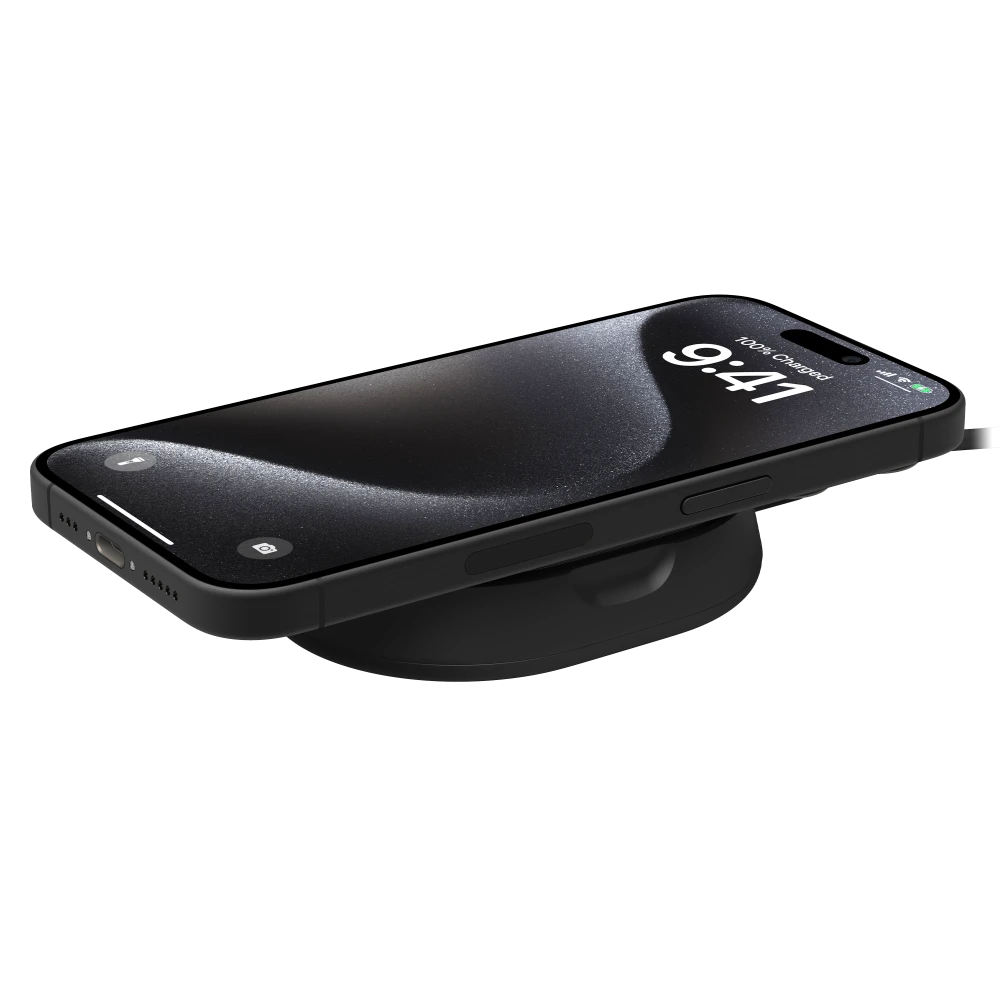 Belkin Boost Charge Pro Convertible MagSafe Wireless Charging Stand with Adapter - Black