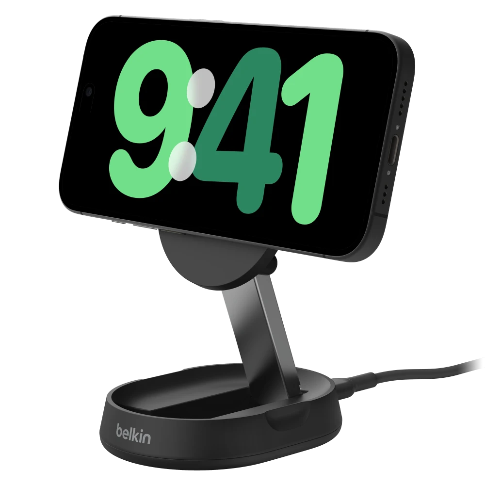 Belkin Boost Charge Pro Convertible MagSafe Wireless Charging Stand with Adapter - Black