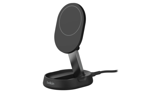 Belkin Boost Charge Pro Convertible MagSafe Wireless Charging Stand with Adapter - Black