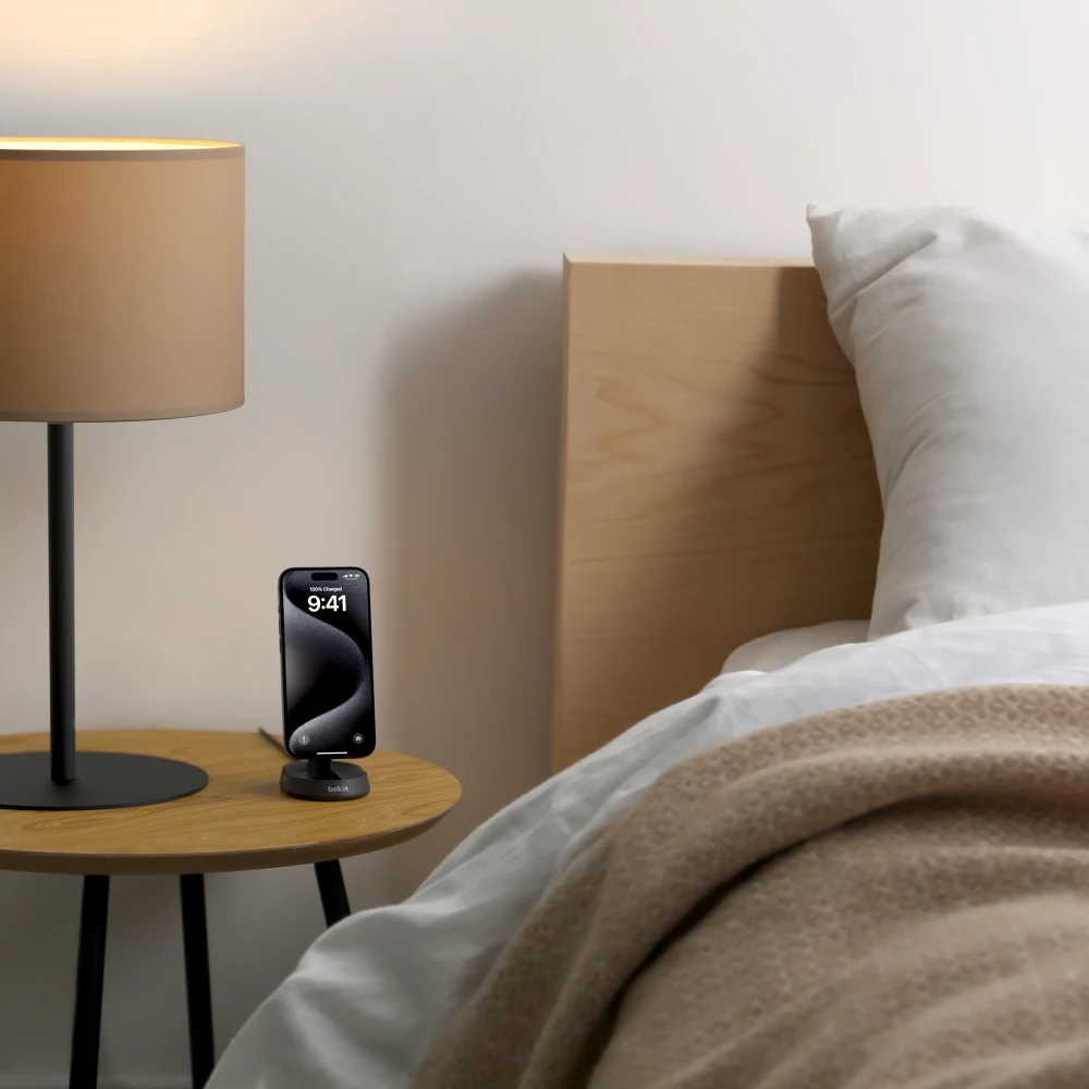 Belkin Boost Charge Pro Convertible Magnetic Wireless Charging Stand with Qi2 15W - Black