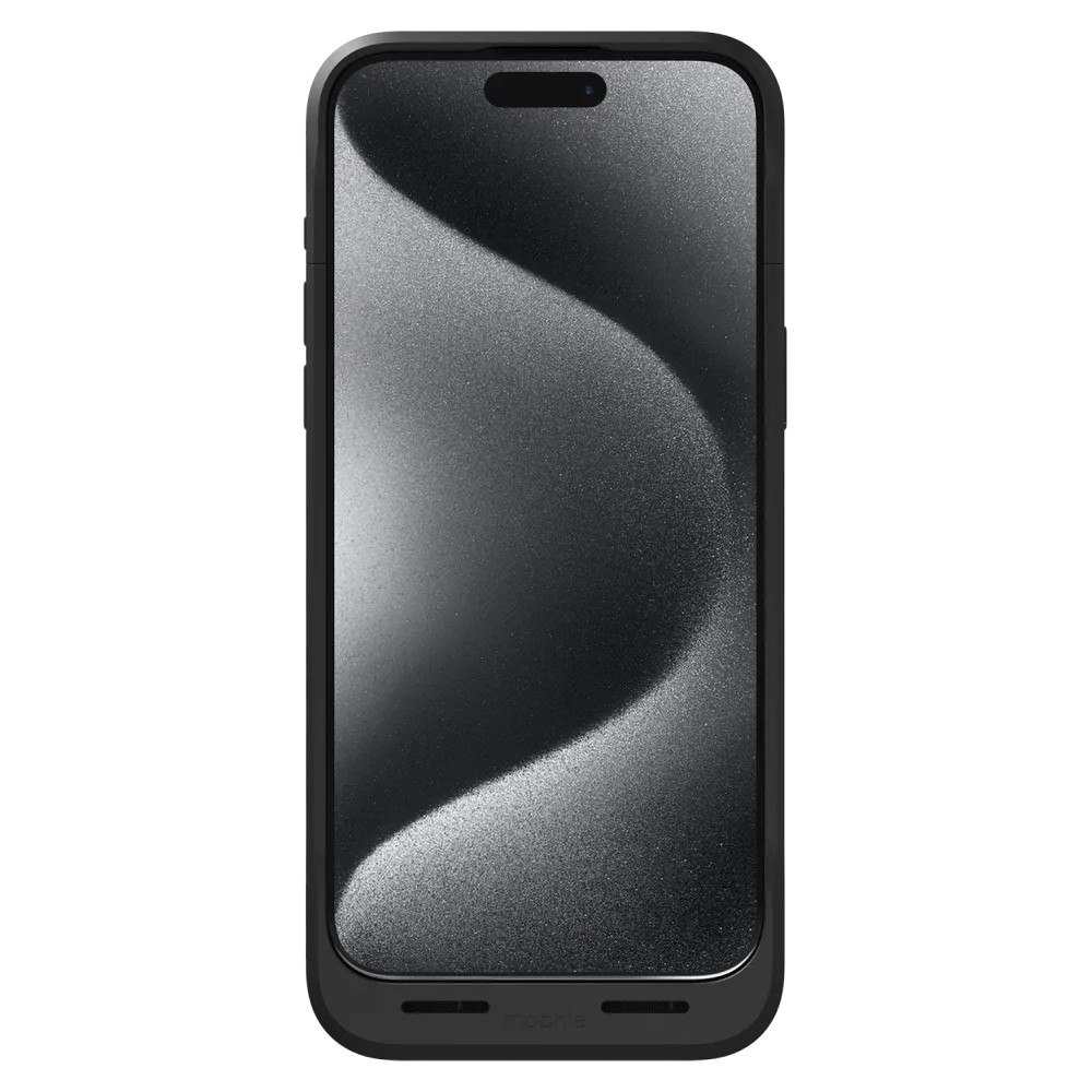 Mophie Juice Pack Battery Case for Apple iPhone 15 Pro Max - Black