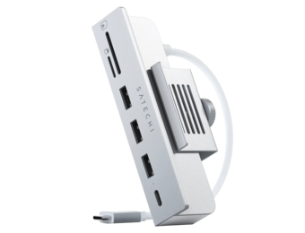 Satechi USB C Clamp Hub for Apple iMac 24inch - Silver