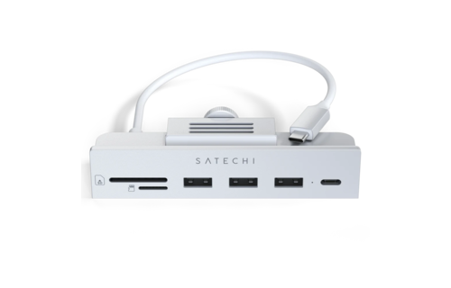 Satechi USB C Clamp Hub for Apple iMac 24inch - Silver