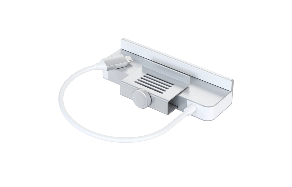 Satechi USB C Clamp Hub for Apple iMac 24inch - Silver