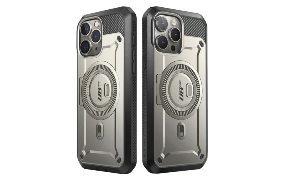 Supcase Unicorn Beetle Pro MagSafe Case for iPhone 15 Pro Max - Titanium Gray