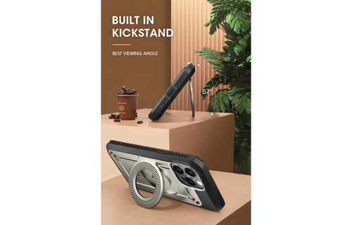 Supcase Unicorn Beetle Pro MagSafe Case for iPhone 15 Pro Max - Titanium Gray