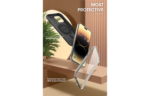 Supcase Unicorn Beetle Pro MagSafe Case for iPhone 15 Pro Max - Titanium Gray