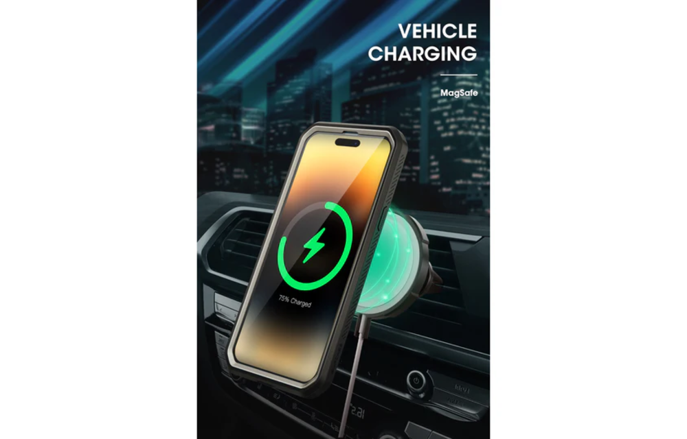 Supcase Unicorn Beetle Pro MagSafe Case for iPhone 15 Pro Max - Titanium Gray