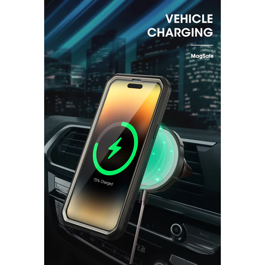 Supcase Unicorn Beetle Pro MagSafe Case for iPhone 15 Pro Max - Titanium Gray