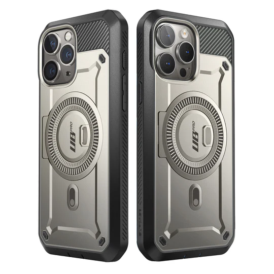 Supcase Unicorn Beetle Pro MagSafe Case for iPhone 15 Pro - Titanium Gray