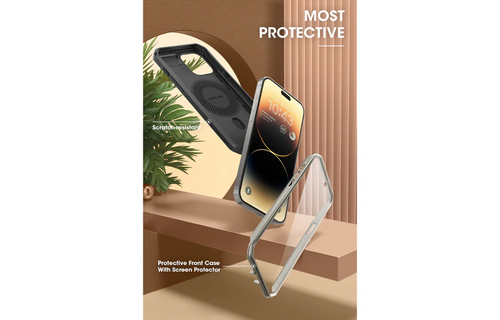 Supcase Unicorn Beetle Pro MagSafe Case for iPhone 15 Pro - Titanium Gray