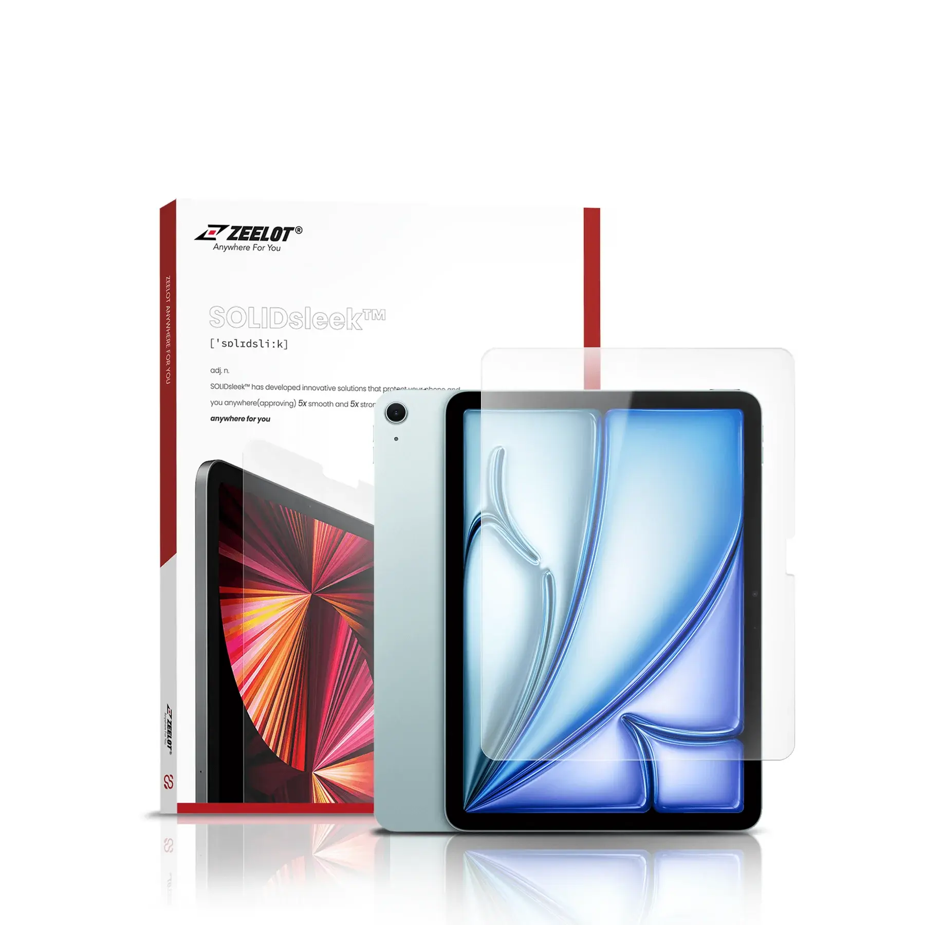 Zeelot Solidsleek Screen Protector for iPad Air 6 11" 2024 - Clear