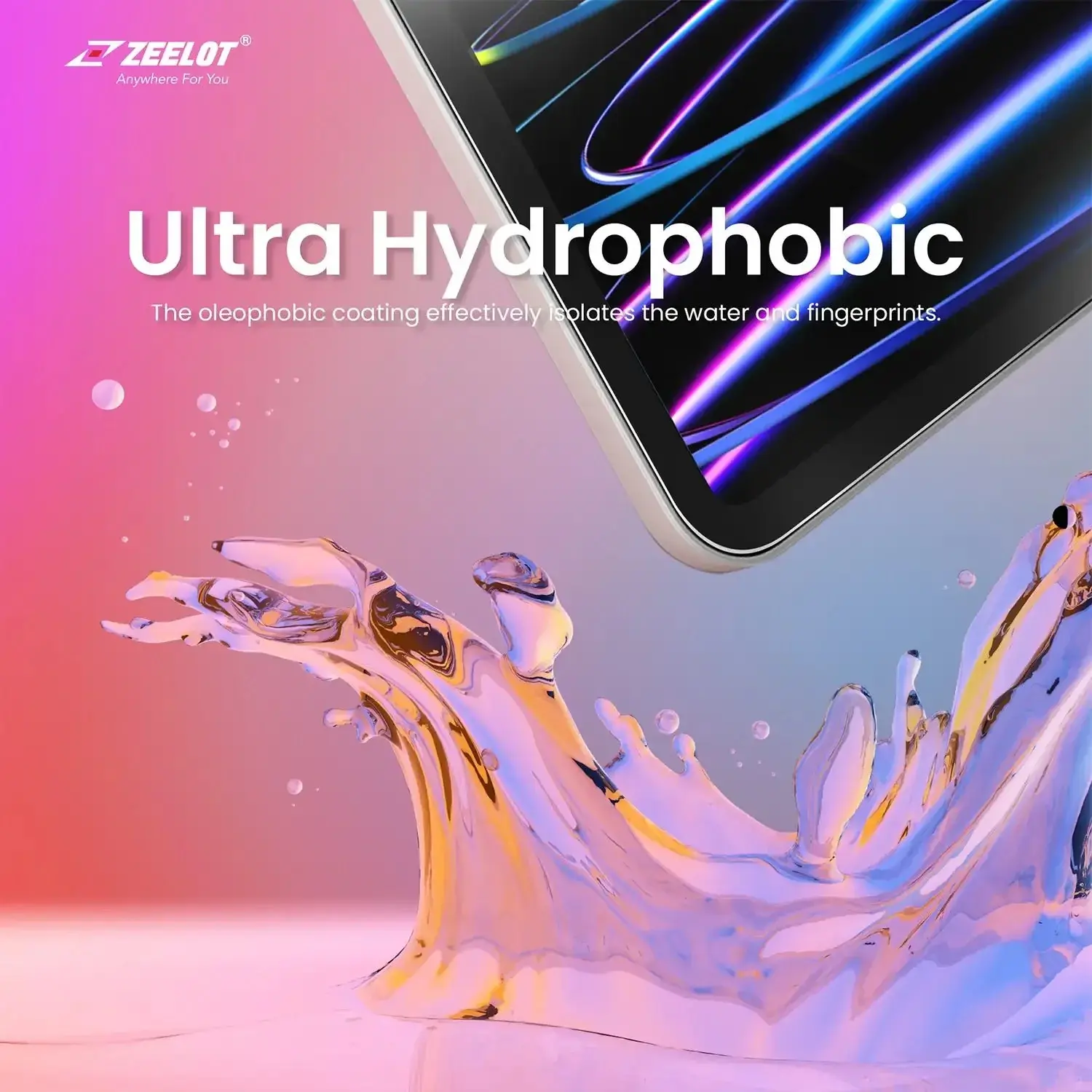 Zeelot Solidsleek Screen Protector for iPad Pro 11" M4/M5 - Clear