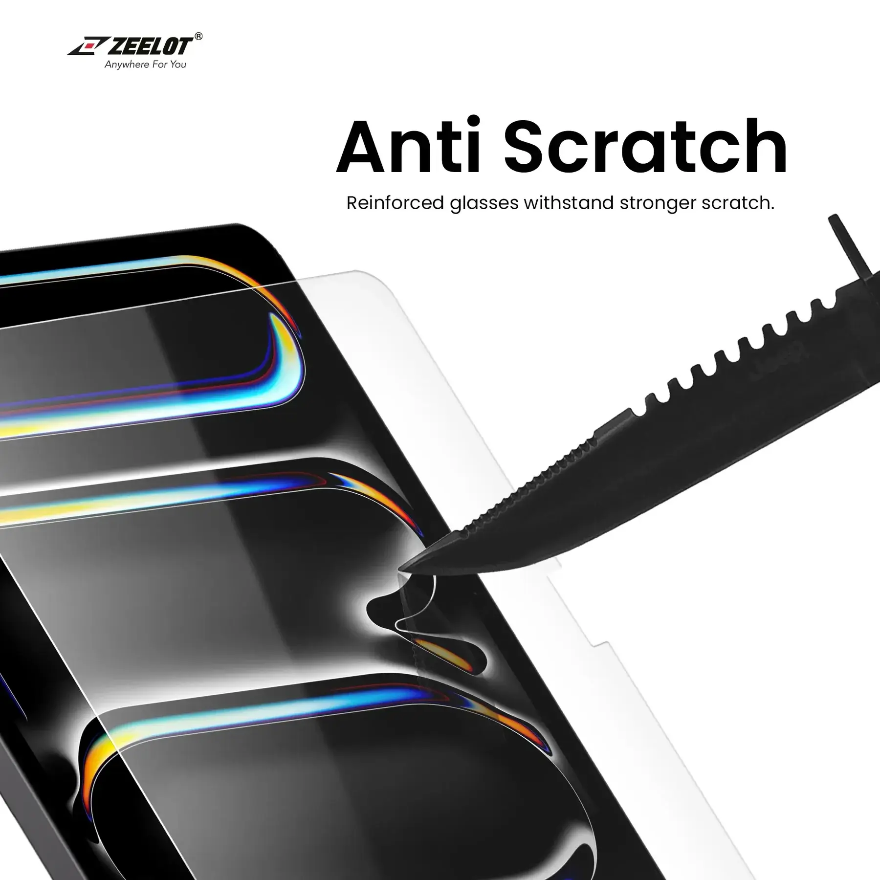 Zeelot Solidsleek Screen Protector for iPad Pro 11" M4/M5 - Clear