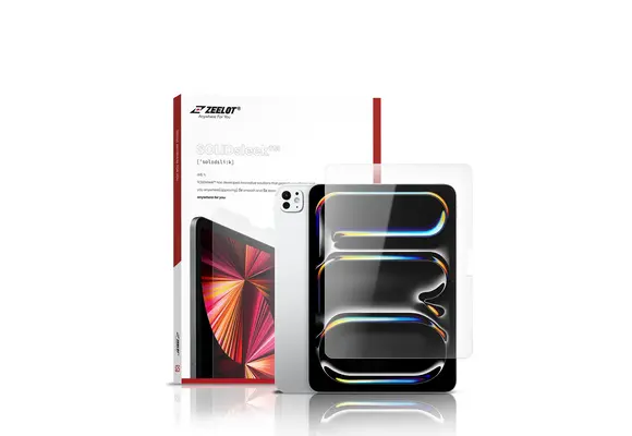 Zeelot Solidsleek Screen Protector for iPad Pro 11" M4/M5 - Clear