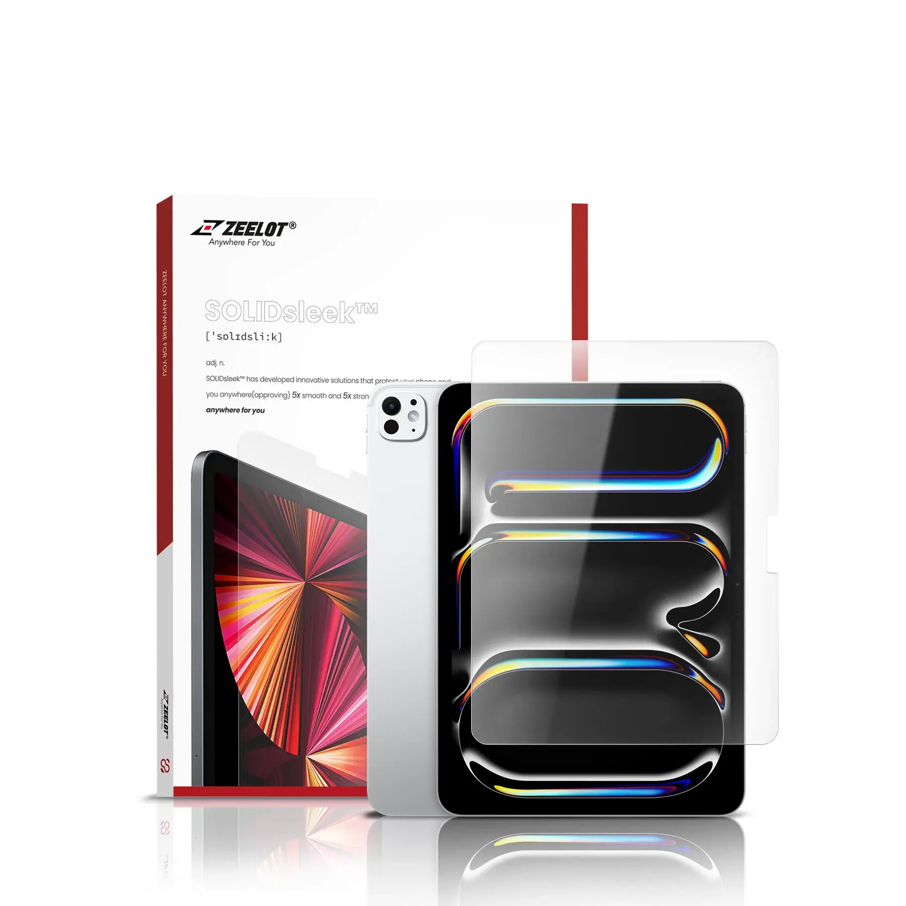 Zeelot Solidsleek Screen Protector for iPad Pro 11" M4/M5 - Clear