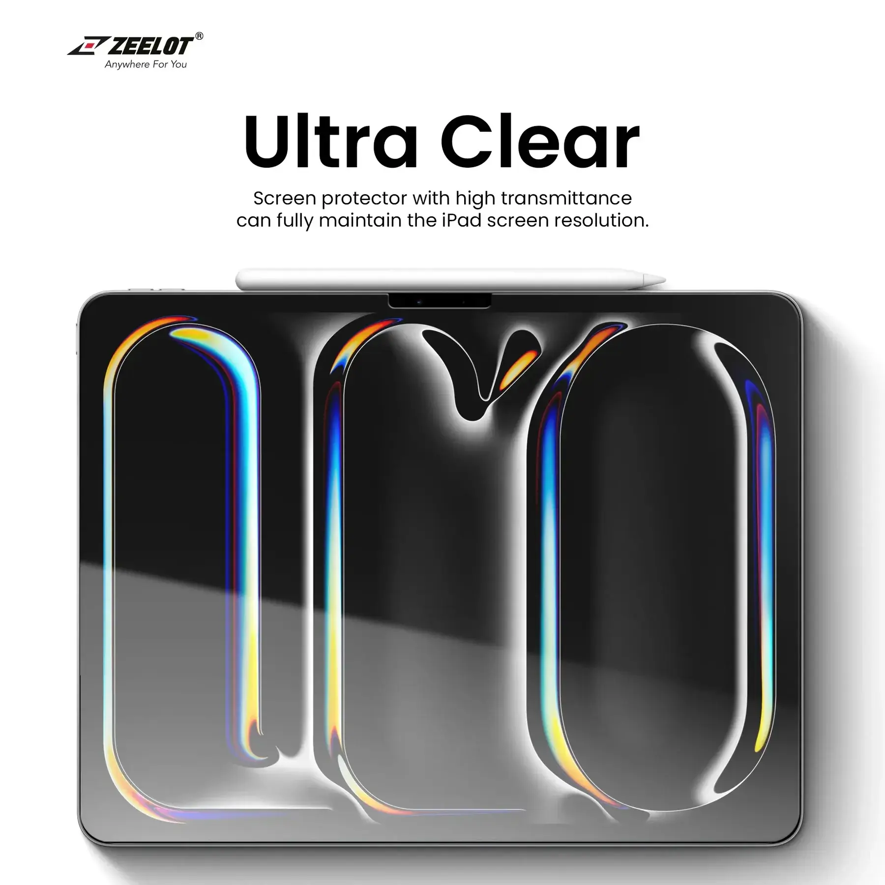 Zeelot Solidsleek Screen Protector for iPad Pro 11" M4/M5 - Clear