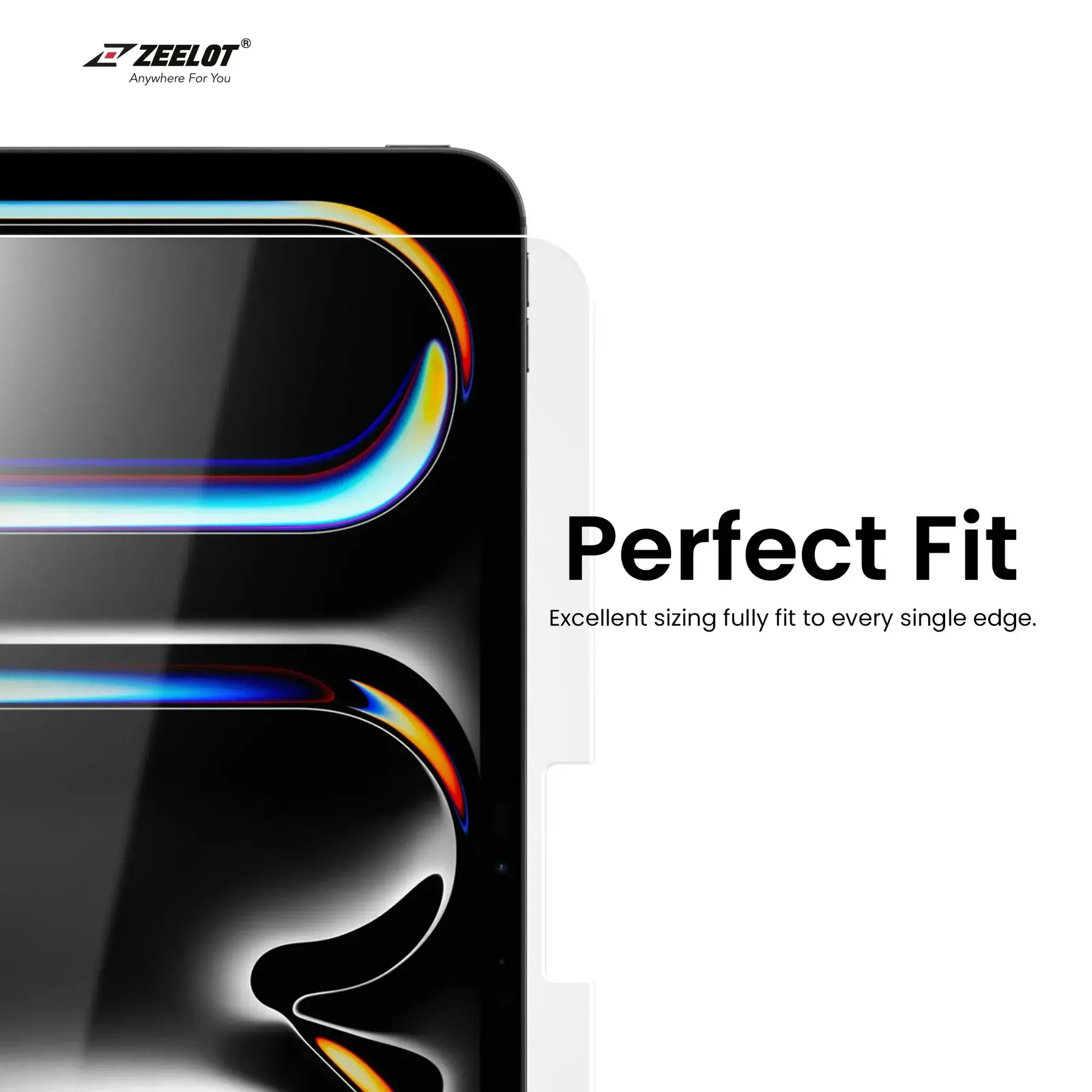 Zeelot Solidsleek Screen Protector for iPad Pro 11" M4/M5 - Clear