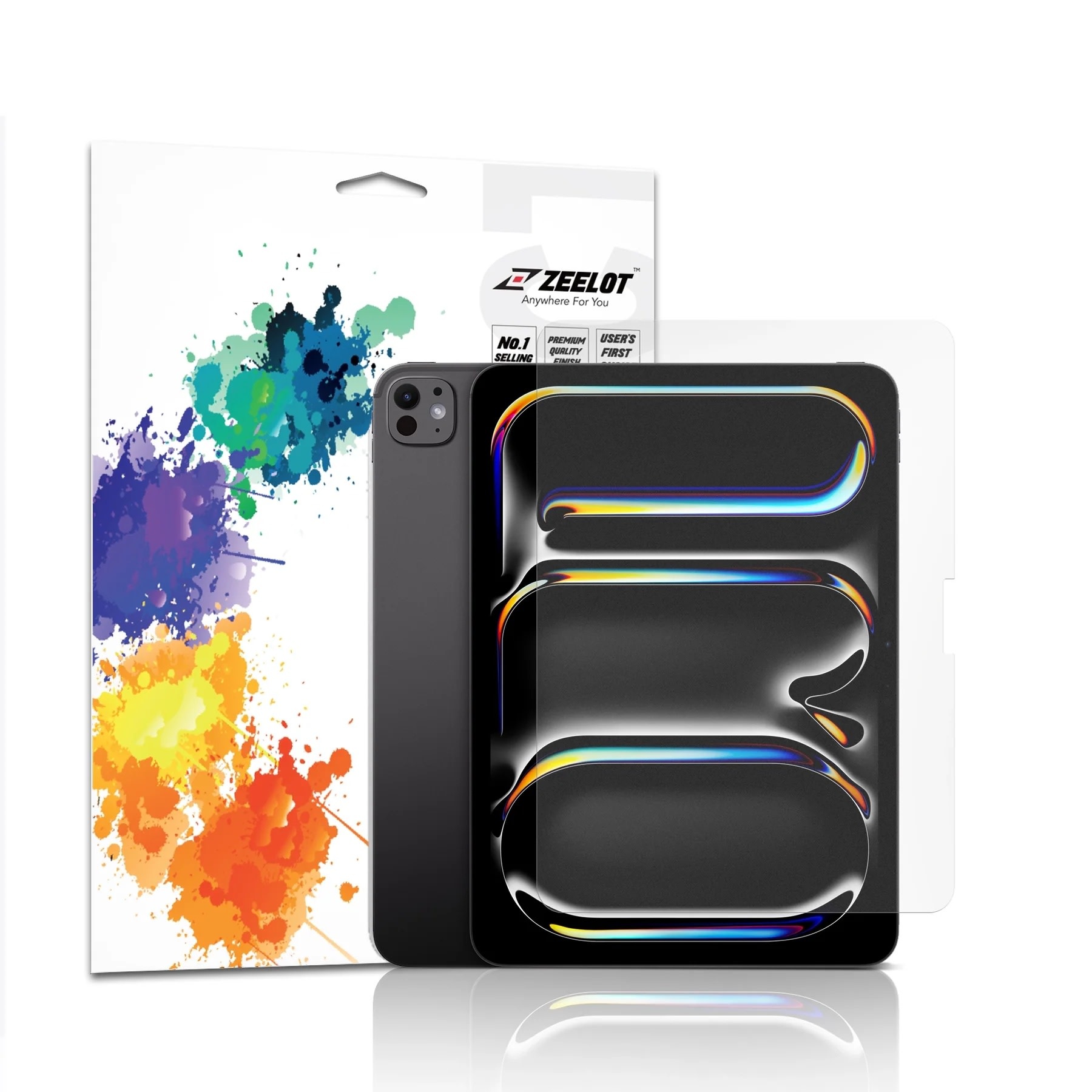 Zeelot Paperlike Screen Protector for iPad Pro 11" 2024 - Matte Clear