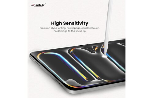 Zeelot Paperlike Screen Protector for iPad Pro 11" 2024 - Matte Clear