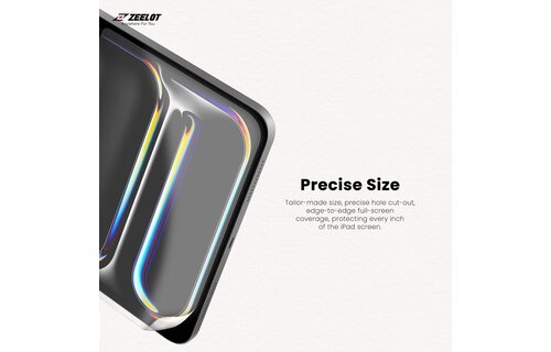 Zeelot Paperlike Screen Protector for iPad Pro 11" 2024 - Matte Clear