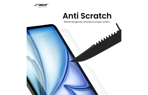 Zeelot Solidsleek Screen Protector for iPad Air 6 / iPad Pro 13" 2024 - Clear