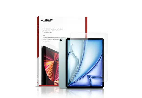 Zeelot Solidsleek Screen Protector for iPad Air 6 / iPad Pro 13" 2024 - Clear