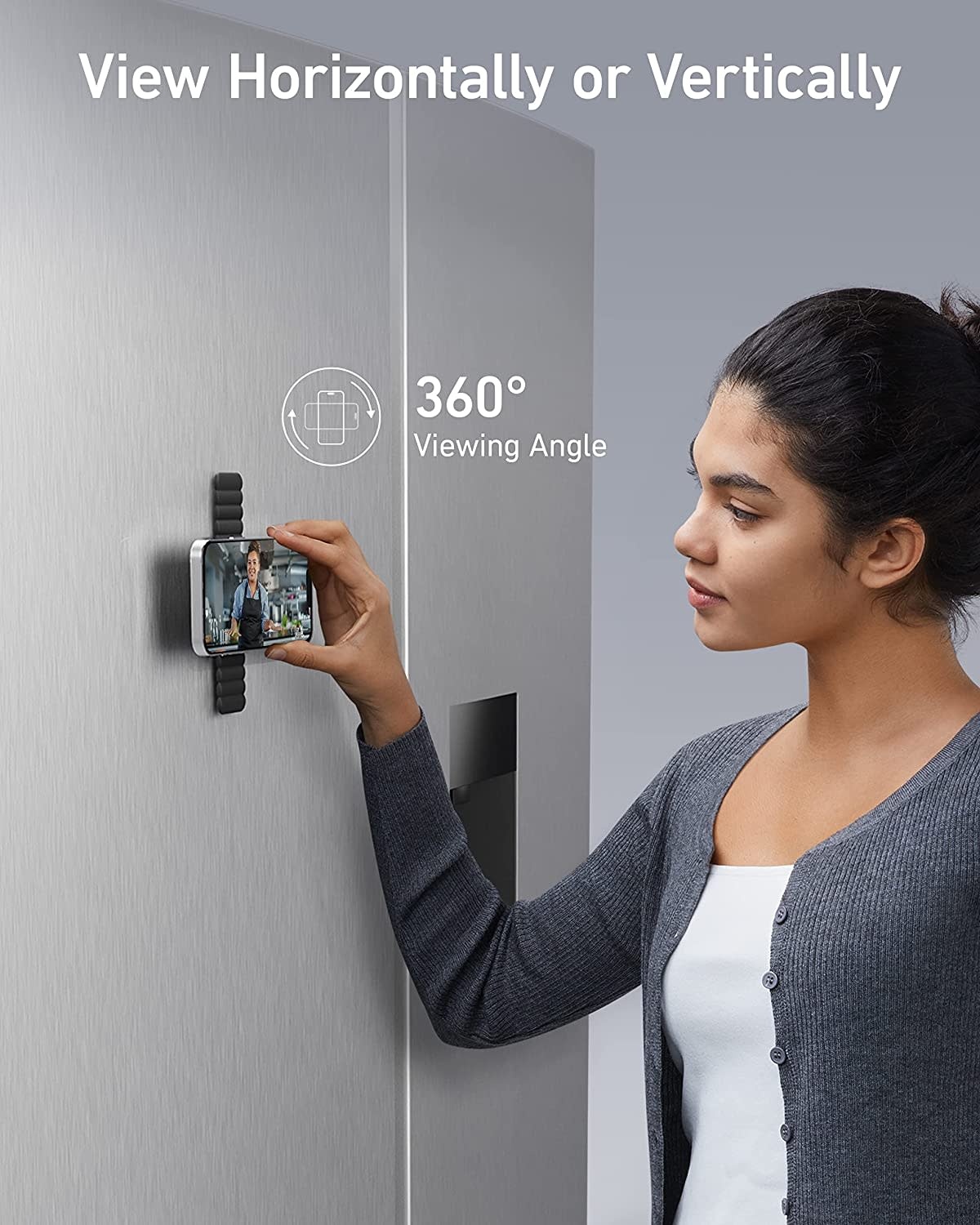 Anker 620 MagGo Phone Grip  Magnetic Hold for iPhone - Black