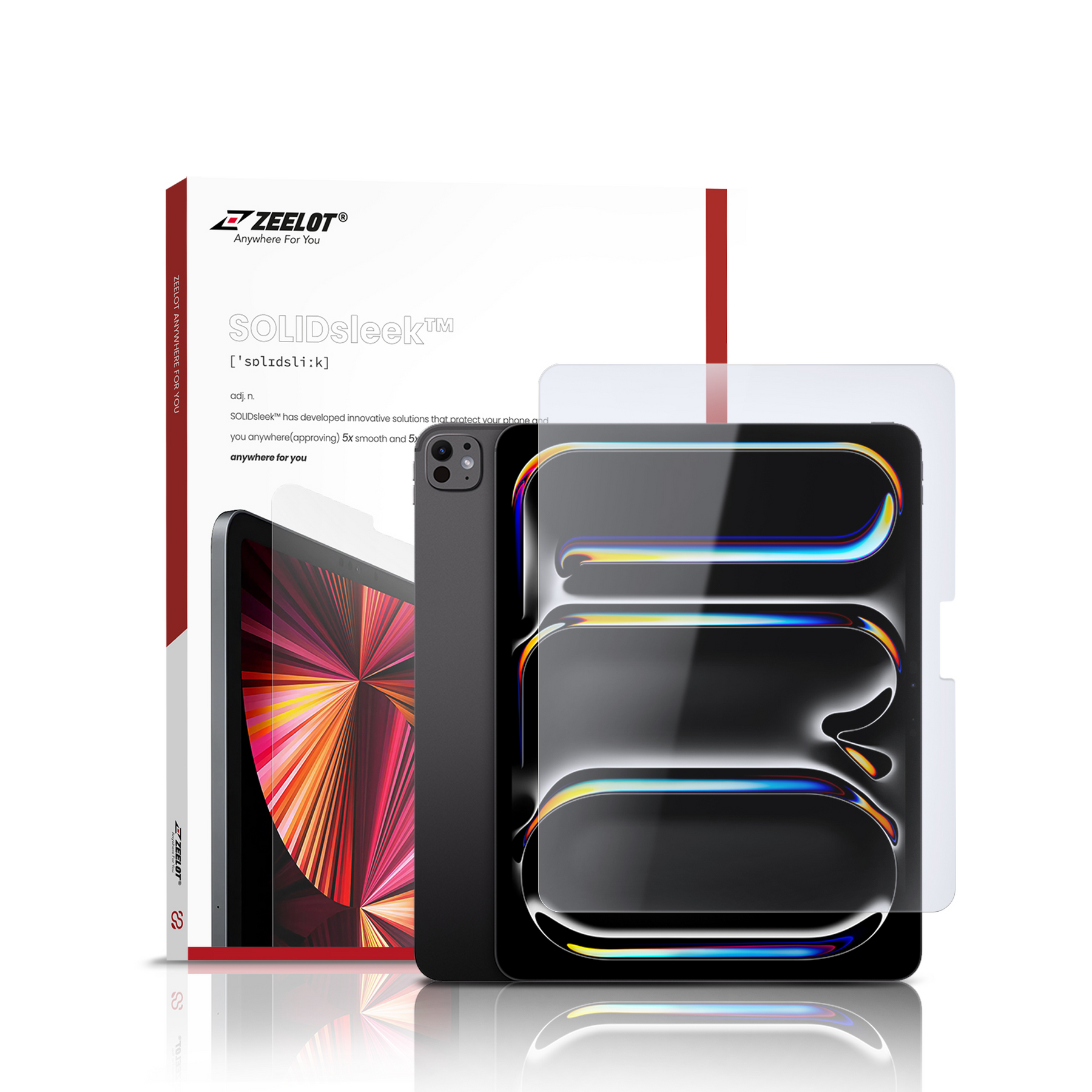 Zeelot Solidsleek Screen Protector for iPad Air 6 / iPad Pro 13" 2024 - Anti Blue Ray