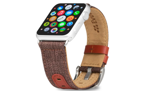 Evutec Northill Apple Watch Band 42/44/45/46/49mm - Brigandine/Lava