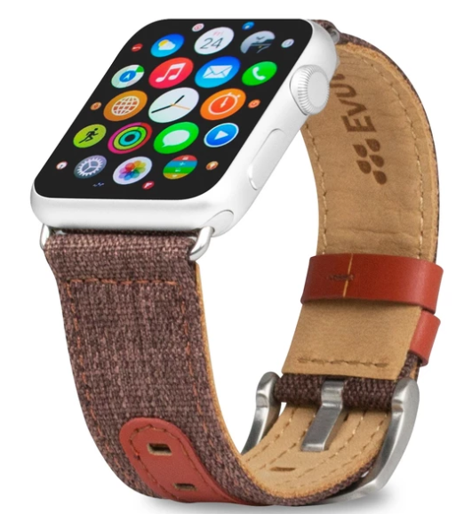 Evutec Northill Apple Watch Band 42/44/45/46/49mm - Brigandine/Lava