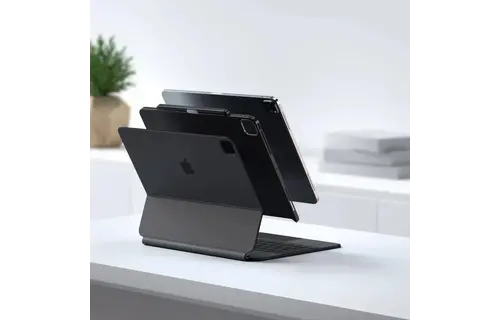 Satechi Vegan Leather Magnetic Case for iPad Pro 12.9"  (3rd-6th gen) iPad Air 13" - Black