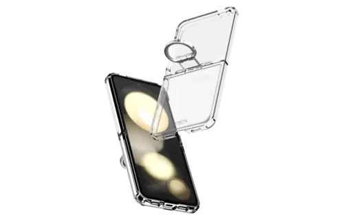Avana Ice Case with Ring for Samsung Galaxy Z Flip 6 - Clear