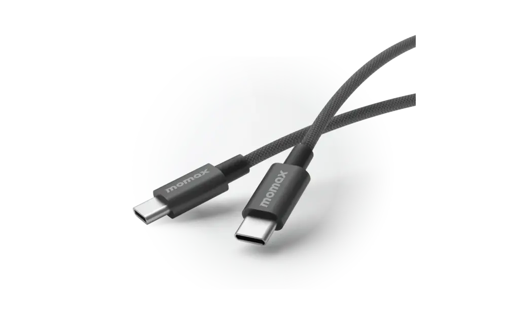 Momax Elite USB-C to USB-C Braided Cable 60W 0.5m - Black