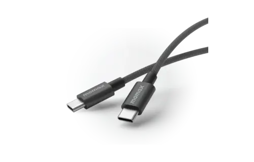 Momax Elite USB-C to USB-C Braided Cable 60W 0.5m - Black