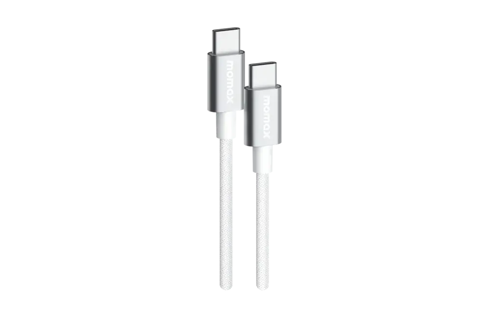 Momax Elite USB-C to USB-C Braided Cable 60W 0.5m - White