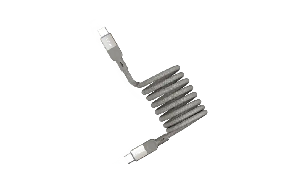 Momax MagLink Magnetic USB-C to USB-C Cable 100W Cable 2M - Titanium