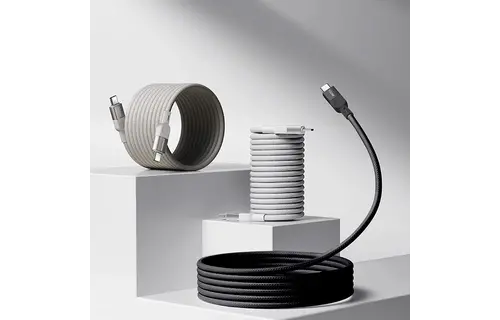 Momax MagLink Magnetic USB-C to USB-C Cable 100W Cable 2M - Titanium