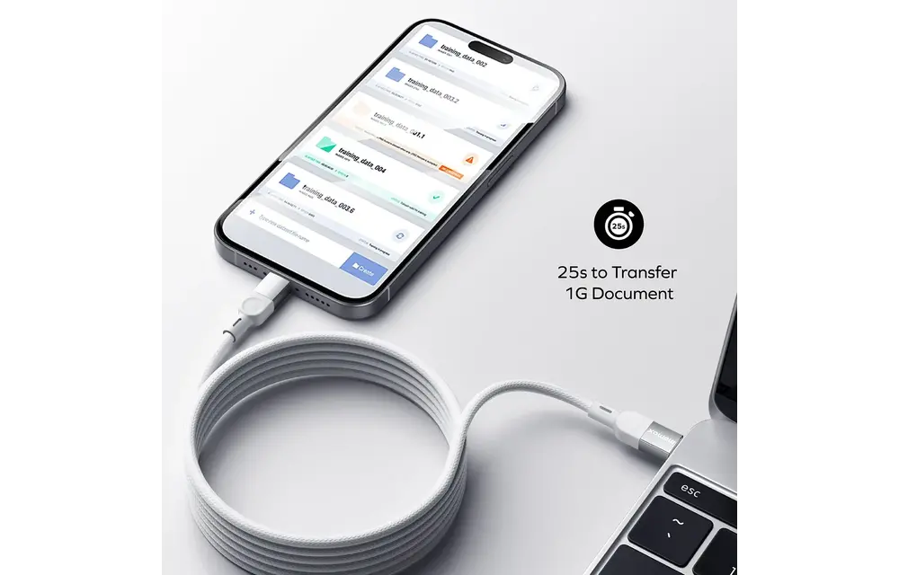 Momax MagLink Magnetic USB-C to USB-C Cable 100W Cable 2M - Titanium