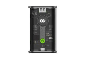 Goui Nano Pro PD 22.5W Transparent  Power Bank 20,000mAh - Black