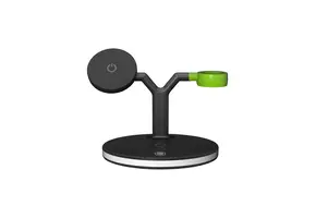Goui  Dock - Y 3-In-1 Wireless Charging Stand - Black