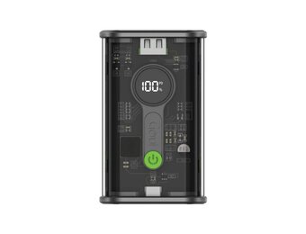 Goui Nano Pro PD 22.5W Transparent  Power Bank 10,000mAh - Black