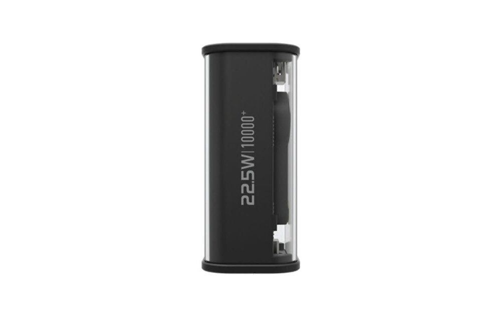 Goui Nano Pro PD 22.5W Transparent Power Bank 10,000mAh - Black