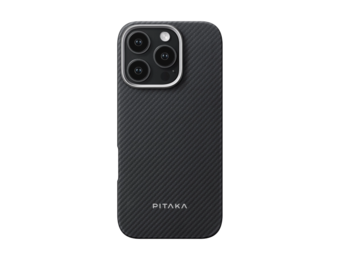Pitaka MagEZ MagSafe Case 6 for iPhone 16 Pro (600D) - Black/Grey Twill
