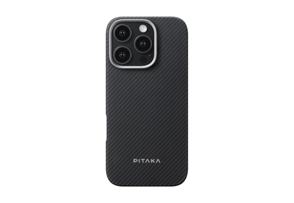 Pitaka MagEZ MagSafe Case 6 for iPhone 16 Pro Max (600D) - Black/Grey Twill