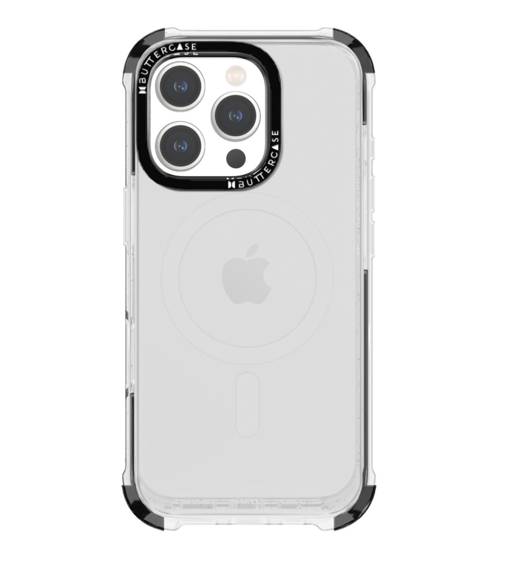 Buttercase Inspire MagSafe Series Protective Case For iPhone 16 Pro - Clear / Black