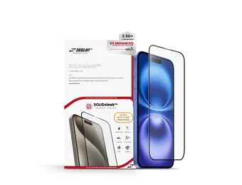 Zeelot 2.5D+ Solidsleek Screen Protector for iPhone 16 Plus - Matte Clear