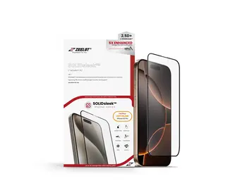 Zeelot 2.5D+ Solidsleek Screen Protector for iPhone 16 Pro - Matte Clear